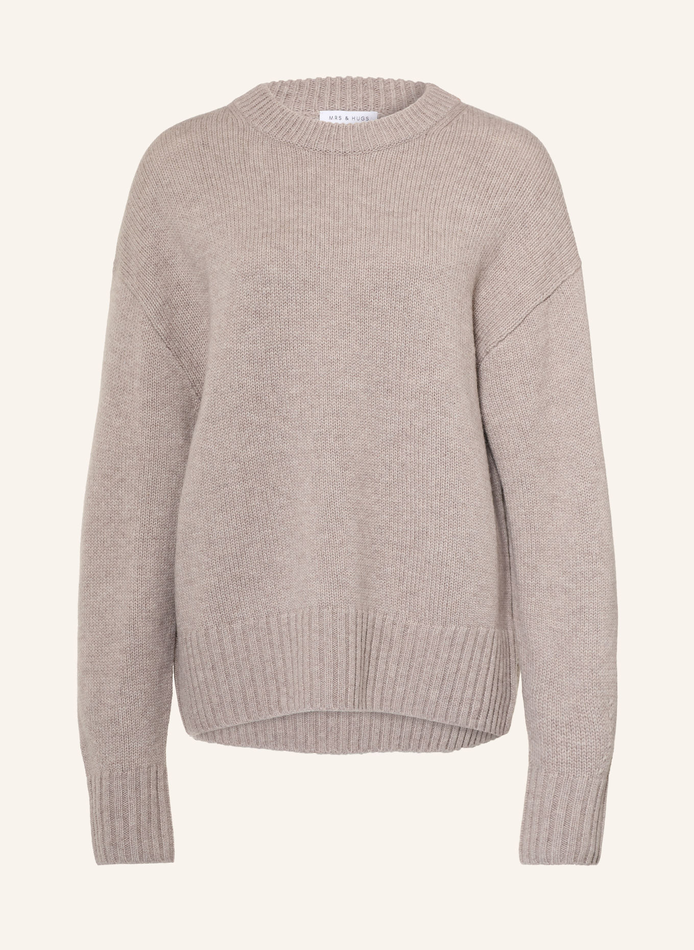 MRS & HUGS Pullover: TAUPE