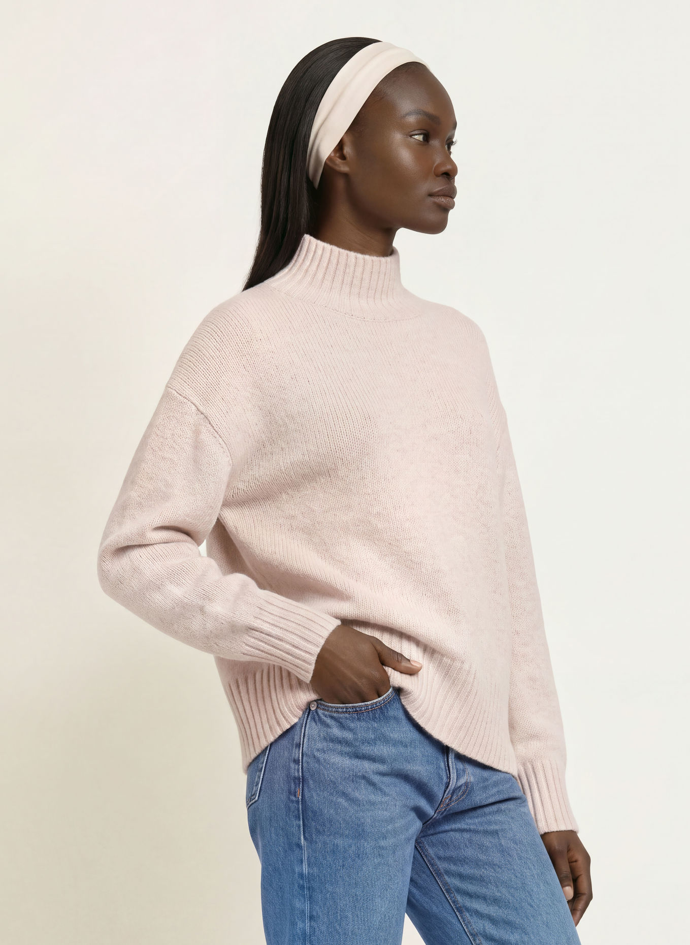 MRS & HUGS Sweater: BEIGE