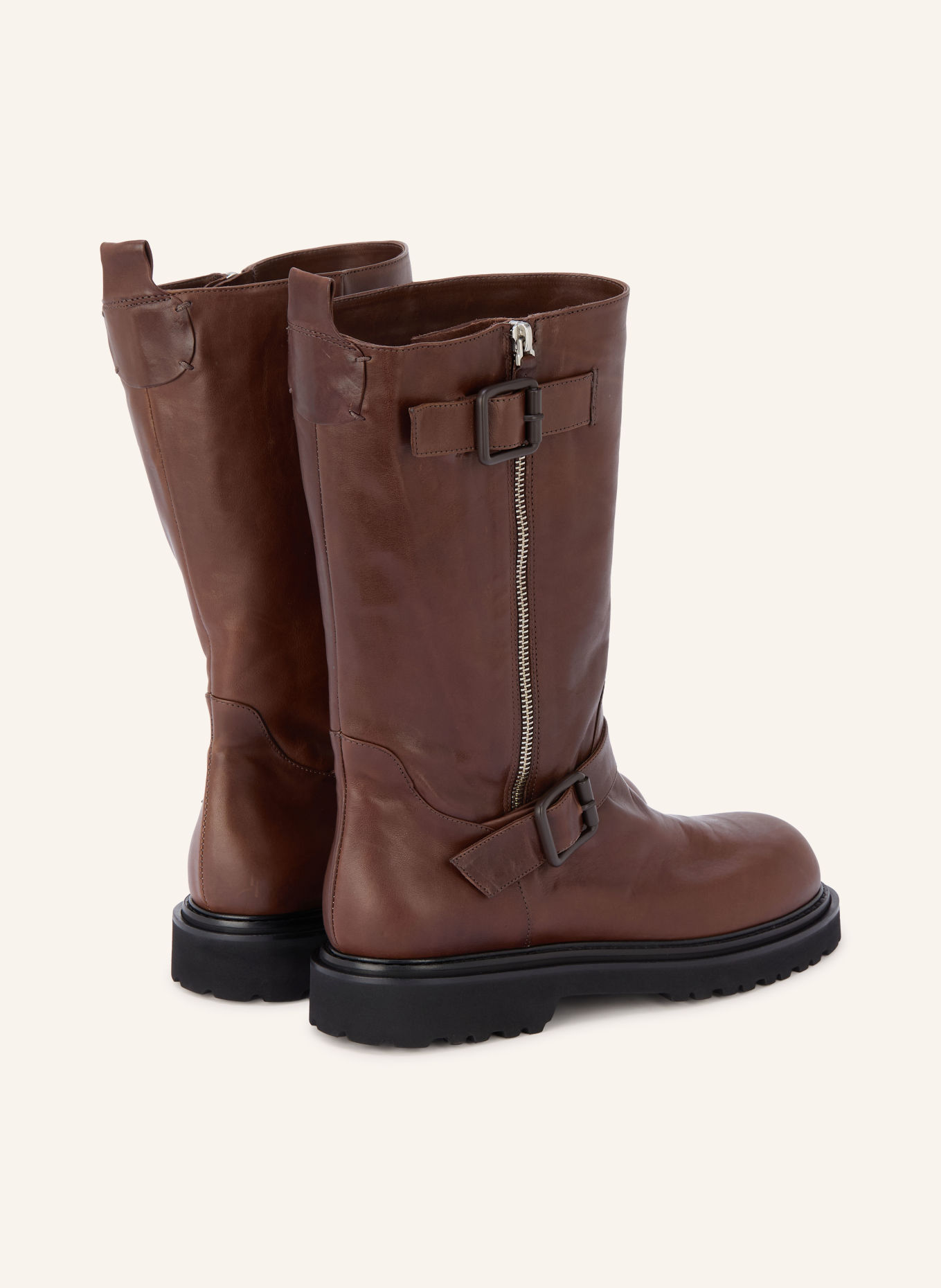 POMME D'OR BETH Biker boots: BROWN