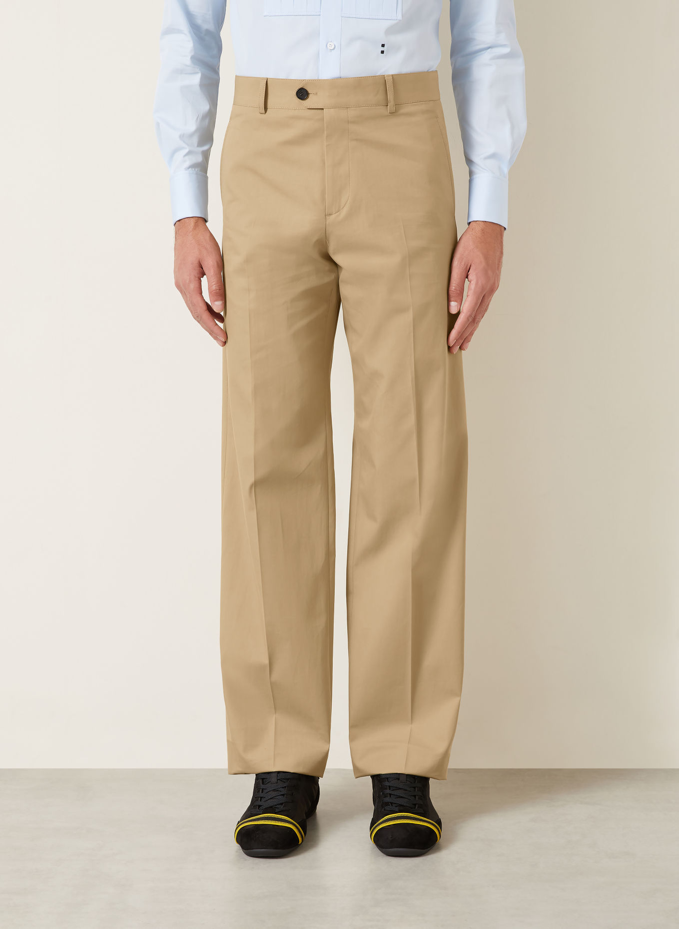 FENDI Chino coupe classique: BEIGE