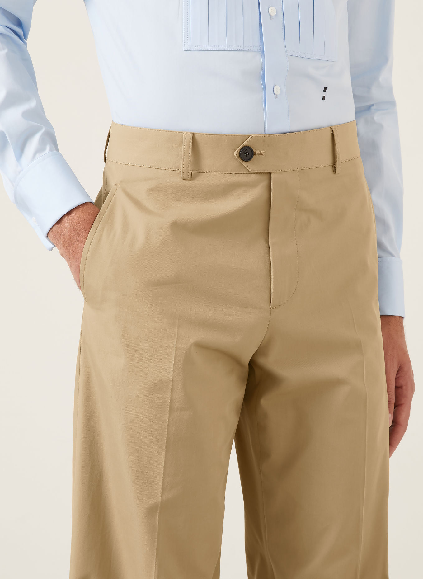 FENDI Chino coupe classique: BEIGE