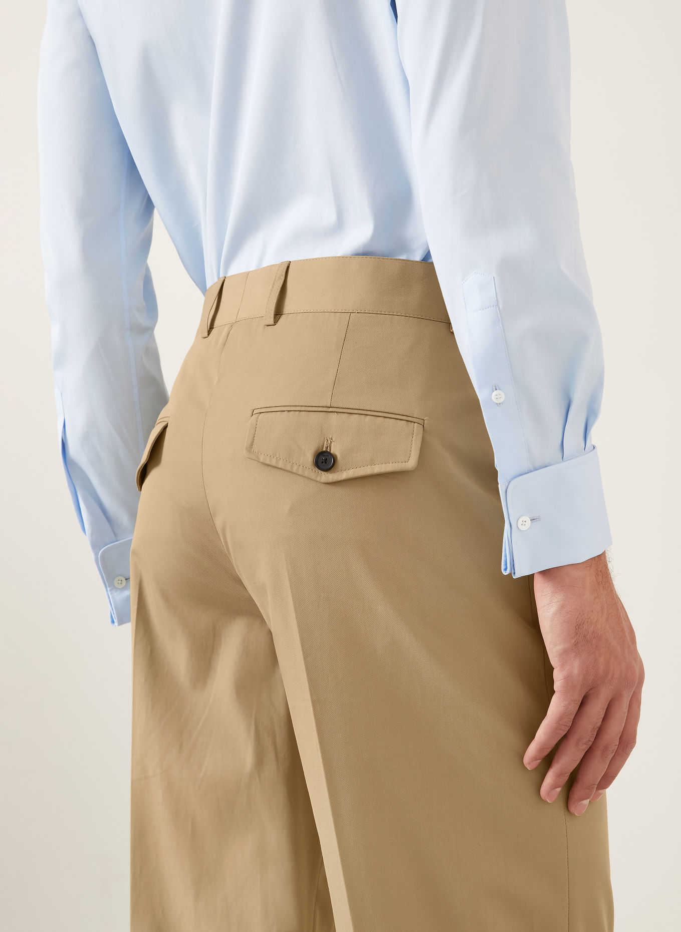 FENDI Chino coupe classique: BEIGE