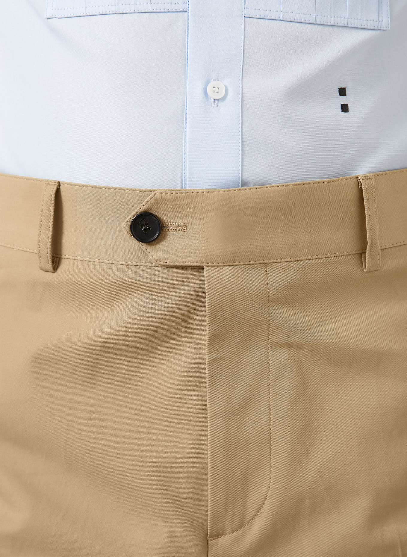 FENDI Chino coupe classique: BEIGE