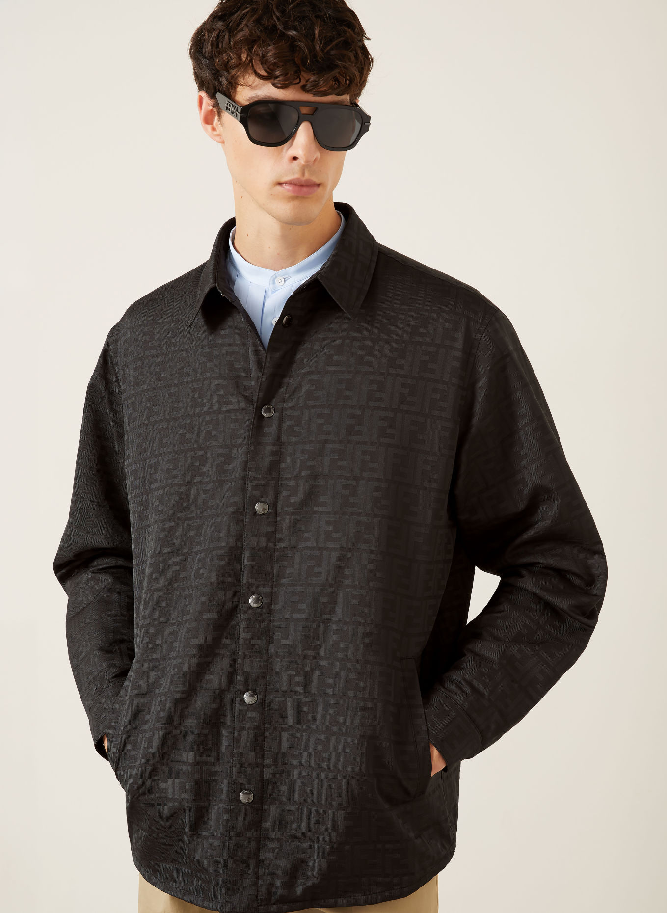 FENDI Blouson: ZWART