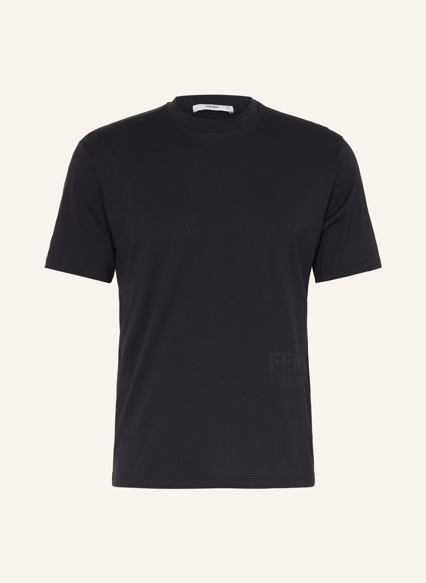 FENDI Tričko: ČERNÁ