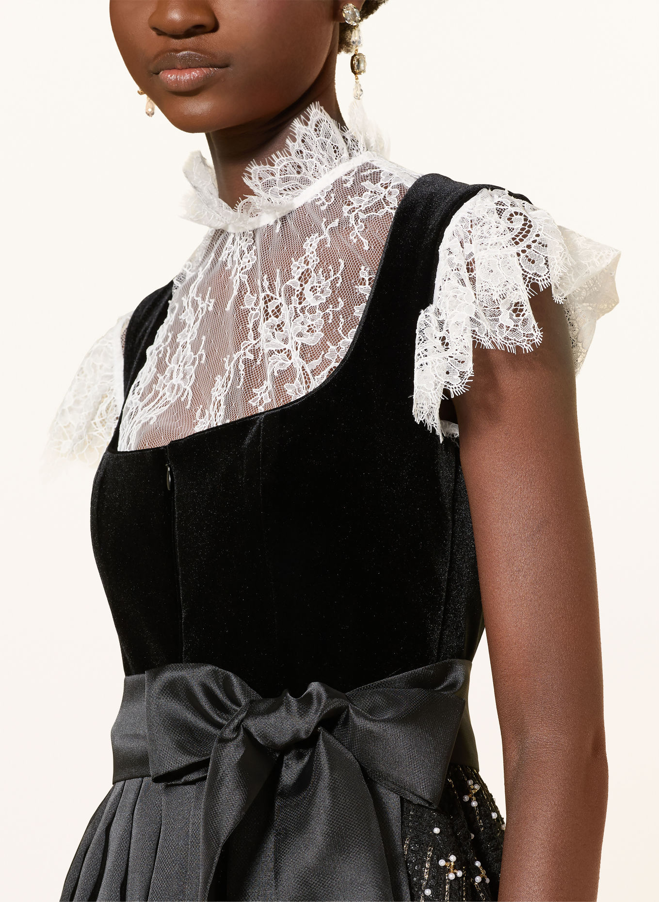 TALBOT RUNHOF Dirndlblouse: WIT