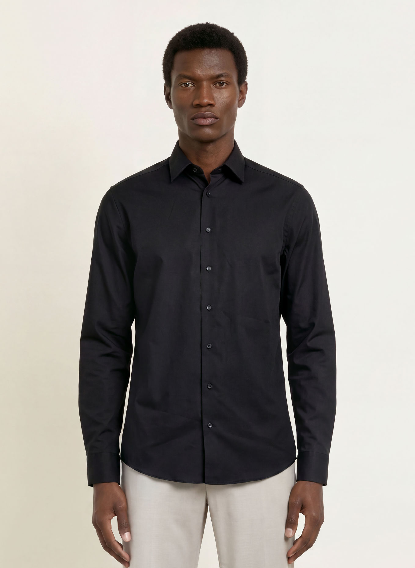 OLYMP Hemd Luxor modern fit: SCHWARZ