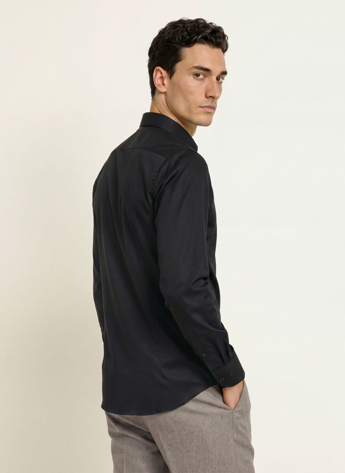 OLYMP Hemd Level Five body fit: SCHWARZ