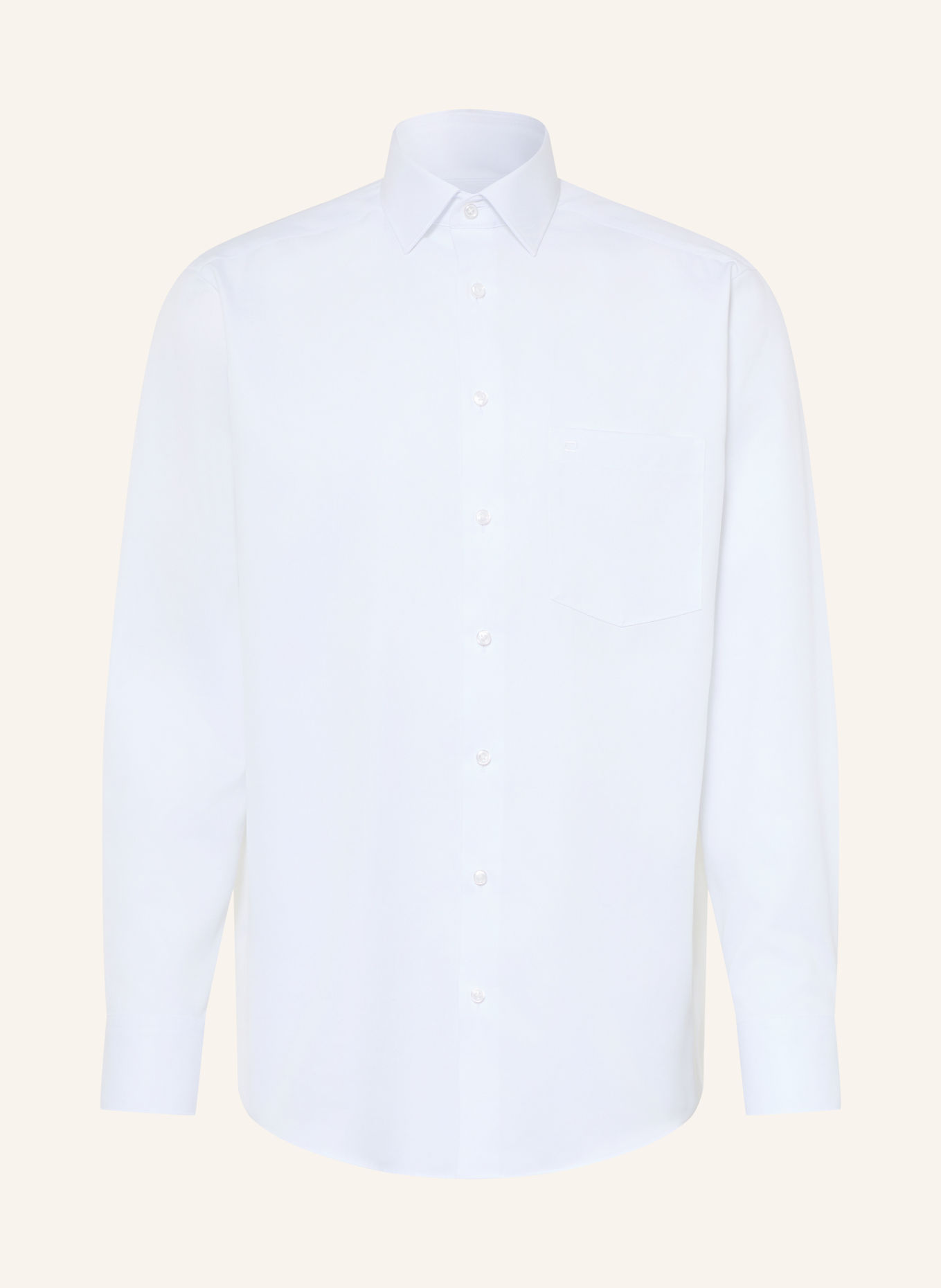 OLYMP Comfort-fit shirt: WHITE