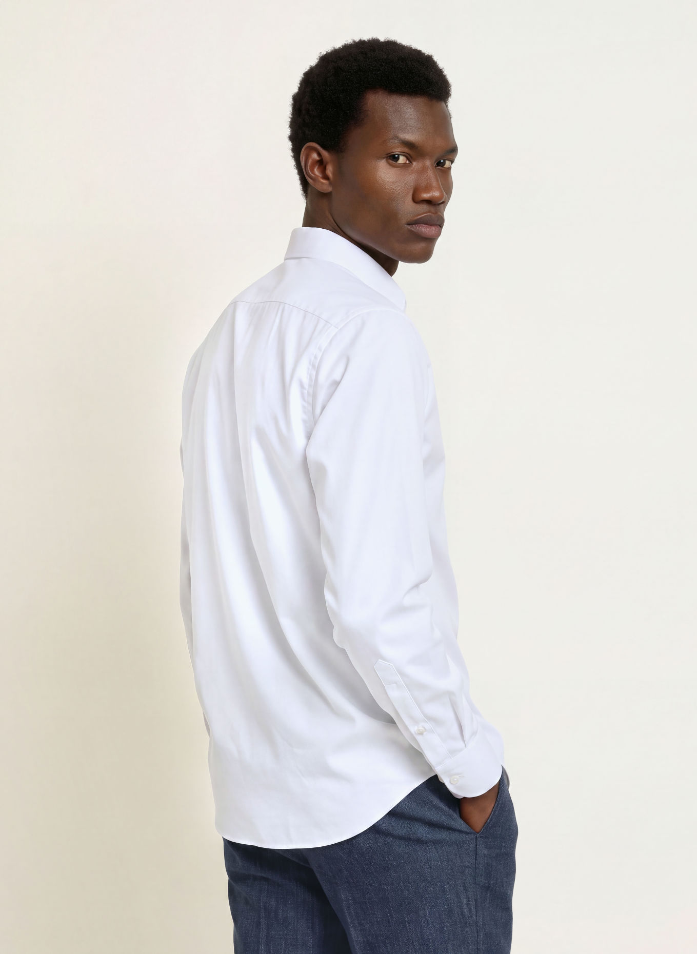 OLYMP Comfort-fit shirt: WHITE