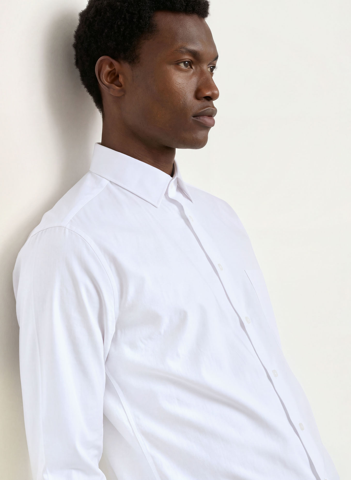 OLYMP Comfort-fit shirt: WHITE