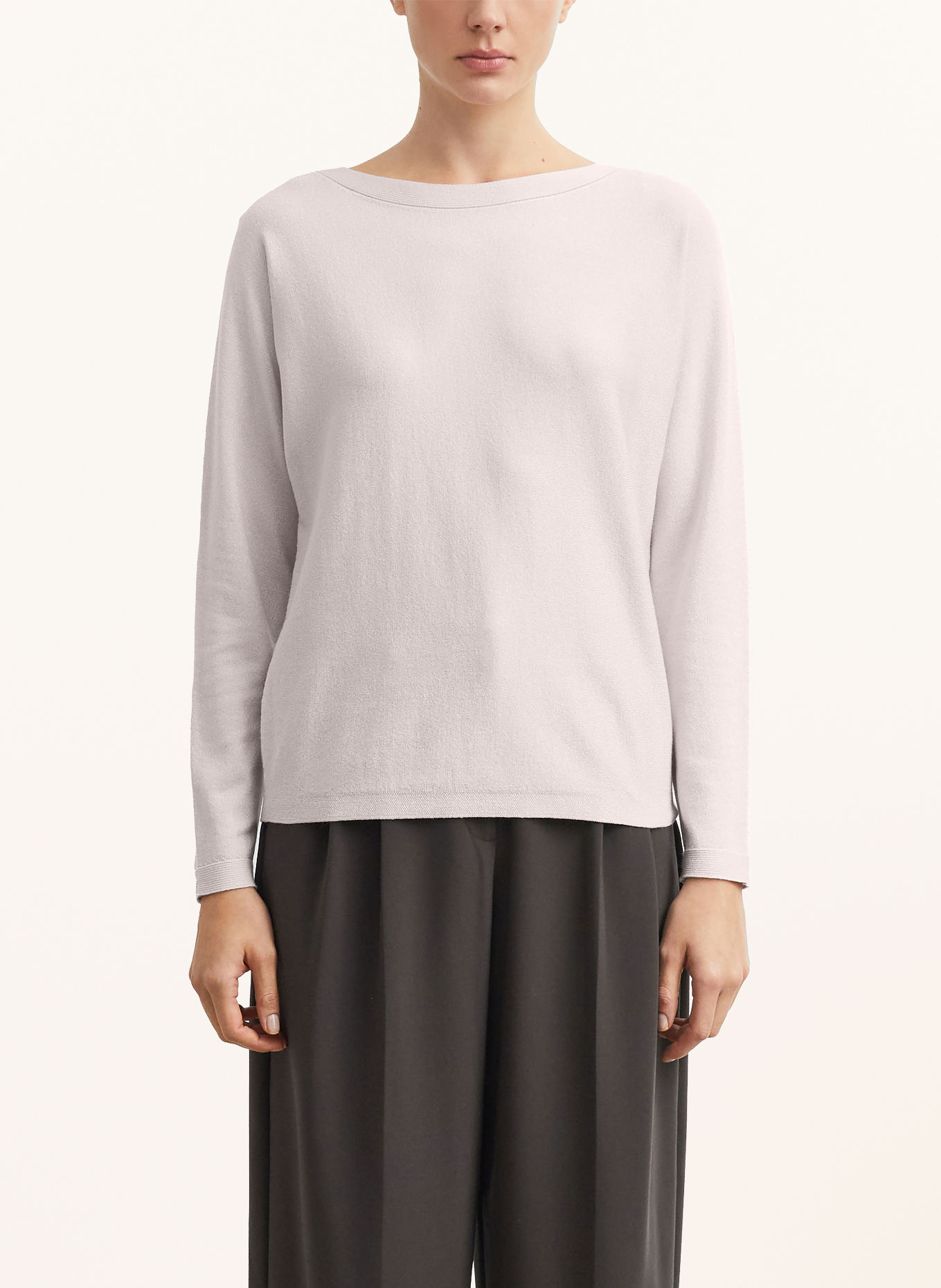 comma Pullover mit Glitzergarn: ROSÉ