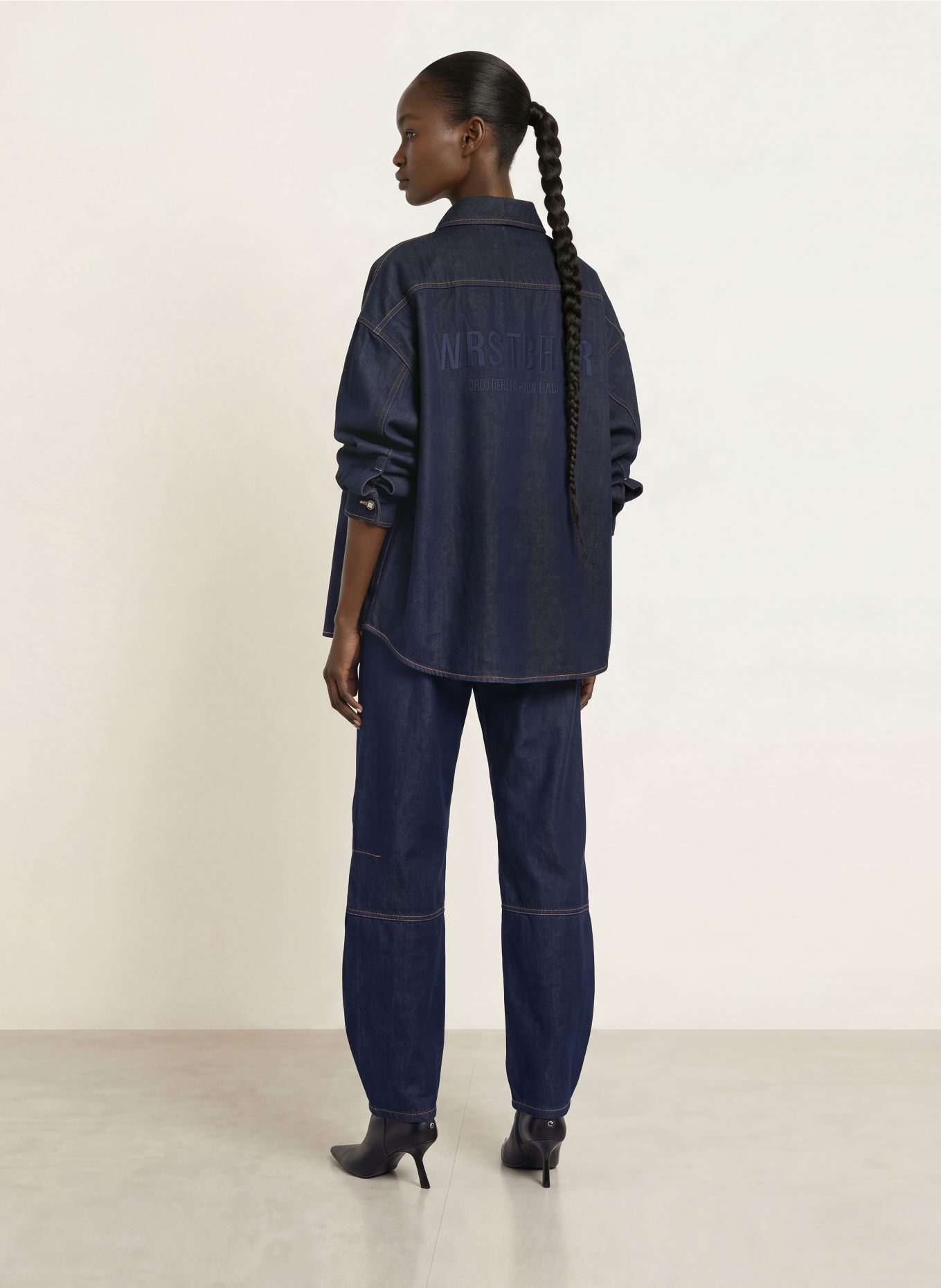 WRSTBHVR Jeansy wide leg BETS V2: 5073 RAW BLUE