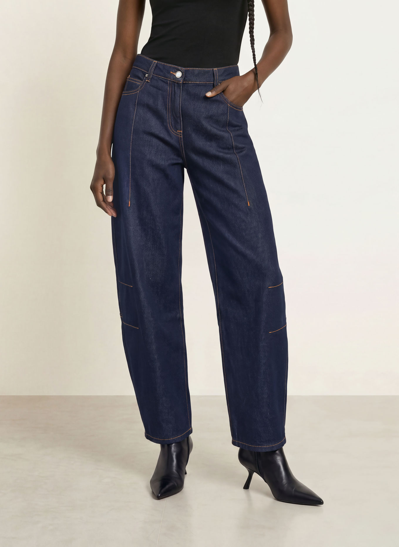 WRSTBHVR Jeansy wide leg BETS V2: 5073 RAW BLUE