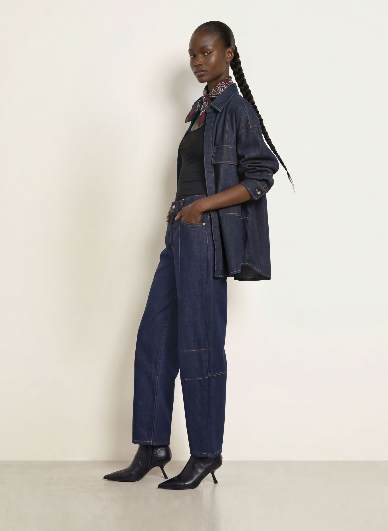 WRSTBHVR Jeansy wide leg BETS V2: 5073 RAW BLUE
