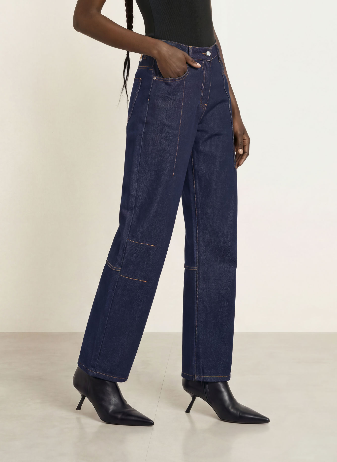 WRSTBHVR Jeansy wide leg BETS V2: 5073 RAW BLUE