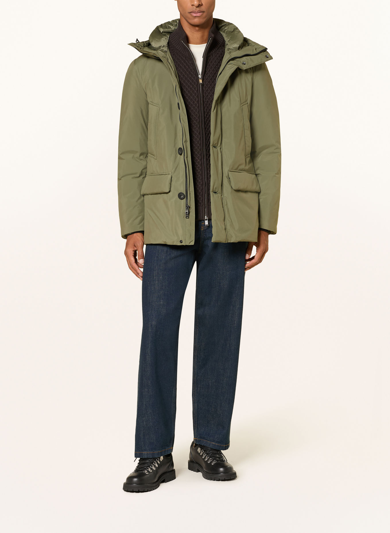 WOOLRICH Parka puchowa CLOUD: OLIWKOWY