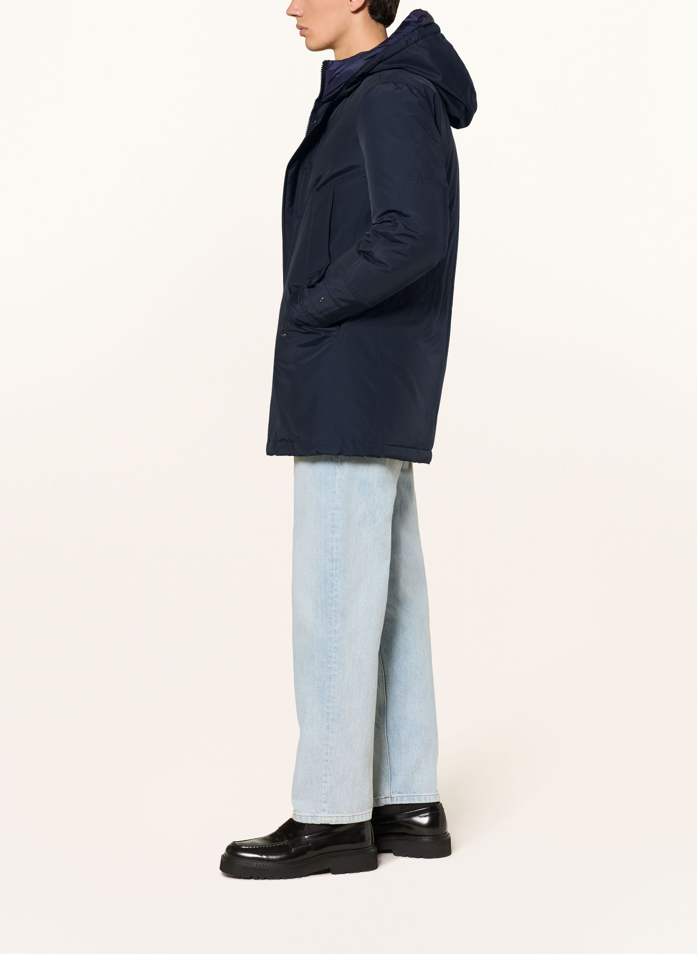 WOOLRICH Parka en duvet POLAR: BLEU FONCÉ