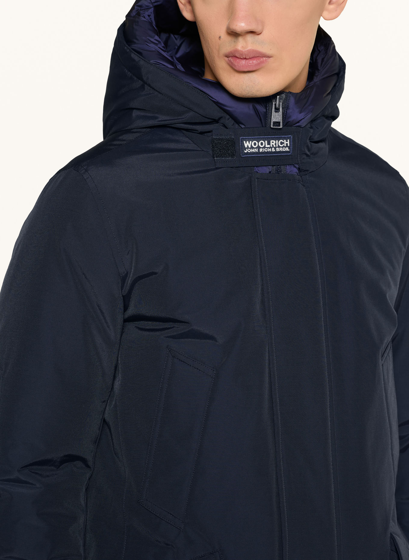 WOOLRICH Parka en duvet POLAR: BLEU FONCÉ