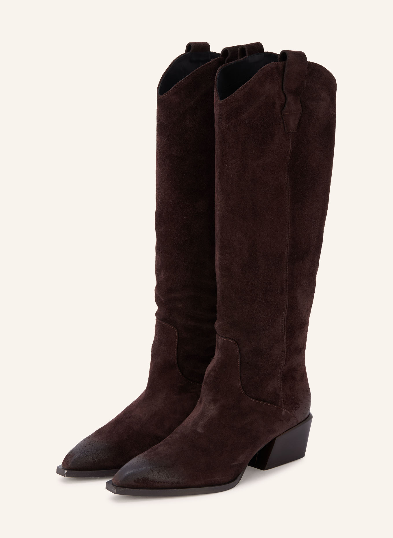 POEVE Cowboylaarzen MACY: MARRON FONCÉ