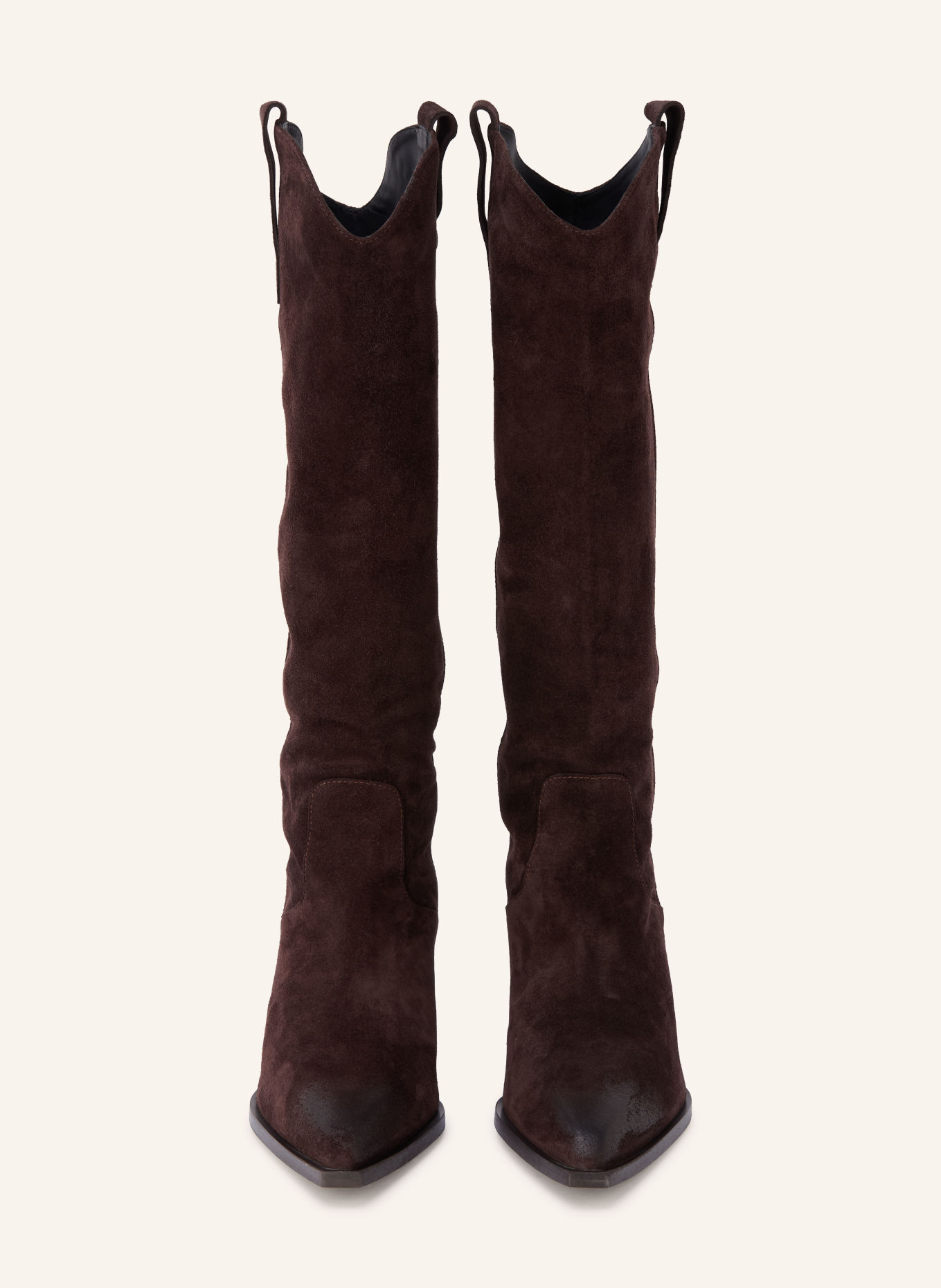 POEVE Cowboylaarzen MACY: MARRON FONCÉ