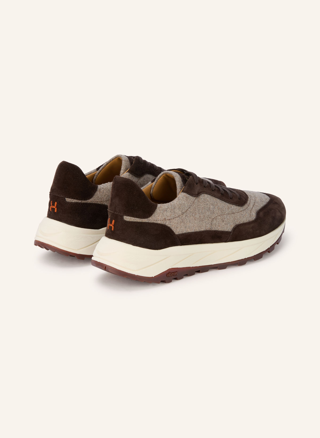 HENDERSON FALCON Sneakers: DARK BROWN / GRAY