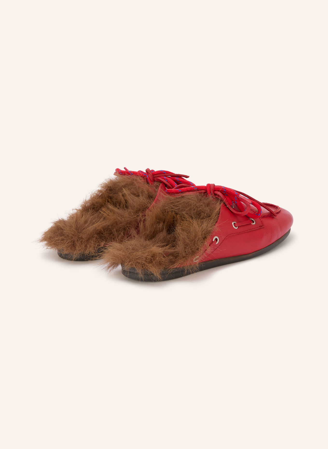 Posa Mules: RED / SILVER