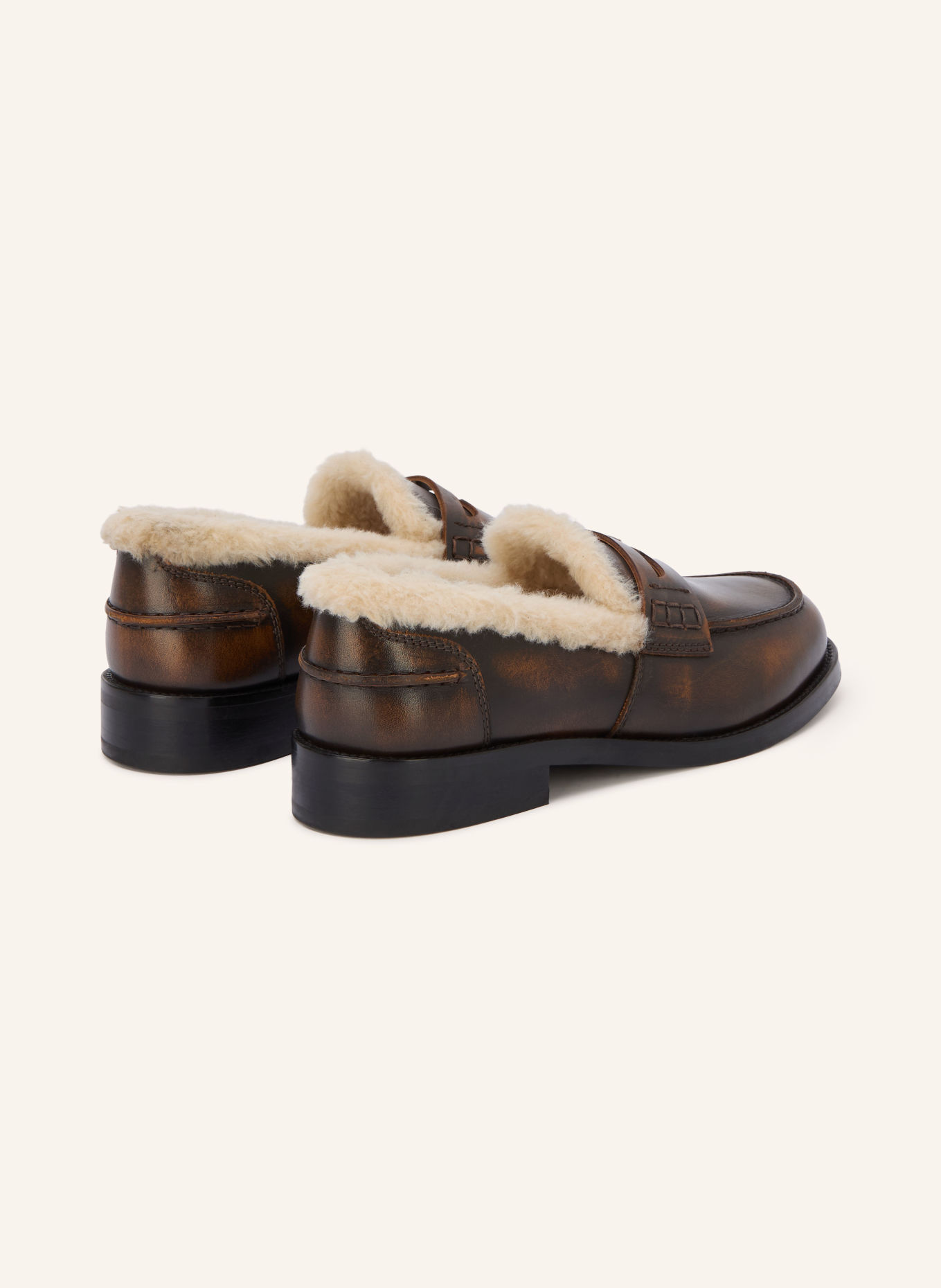 Posa Loafers à barrette: MARRON FONCÉ