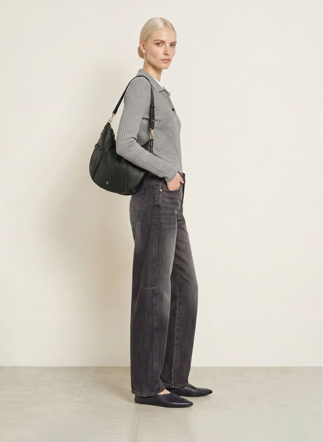 s.Oliver Barrel Jeans: 98Y6 GREY/BLACK
