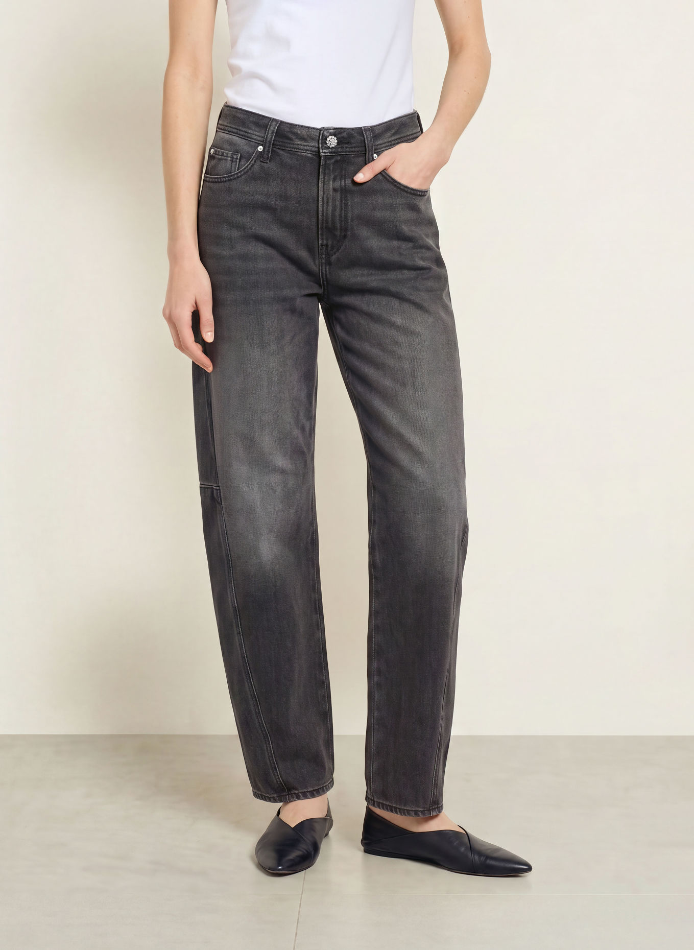 s.Oliver Barrel Jeans: 98Y6 GREY/BLACK