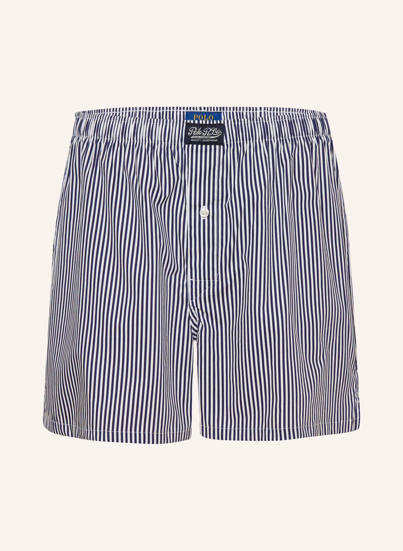 POLO RALPH LAUREN Geweven boxershort: DONKERBLAUW / WIT