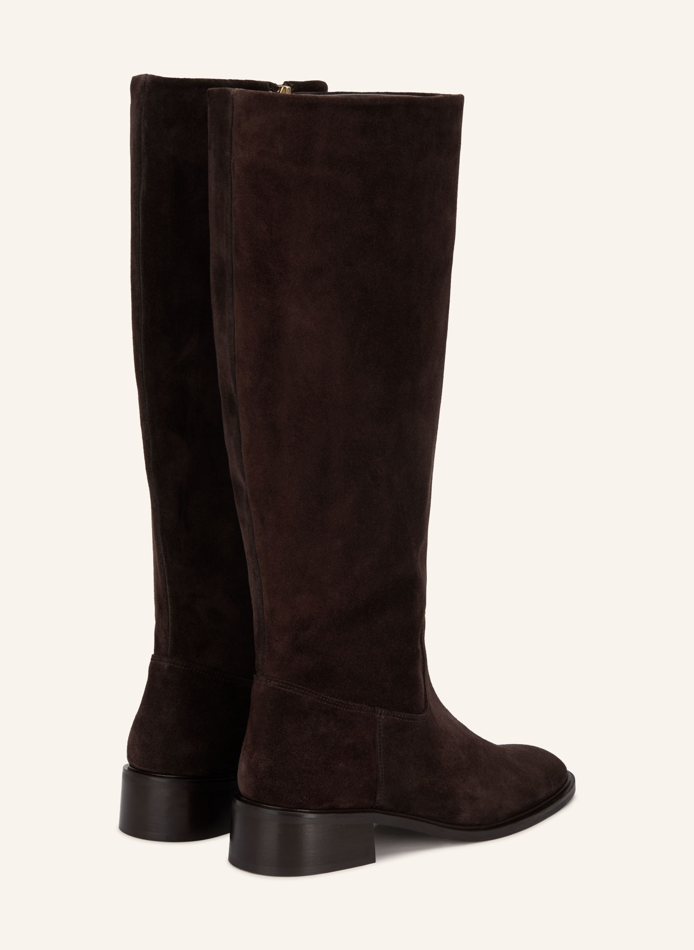 MRS & HUGS Stiefel: DUNKELBRAUN / GOLD