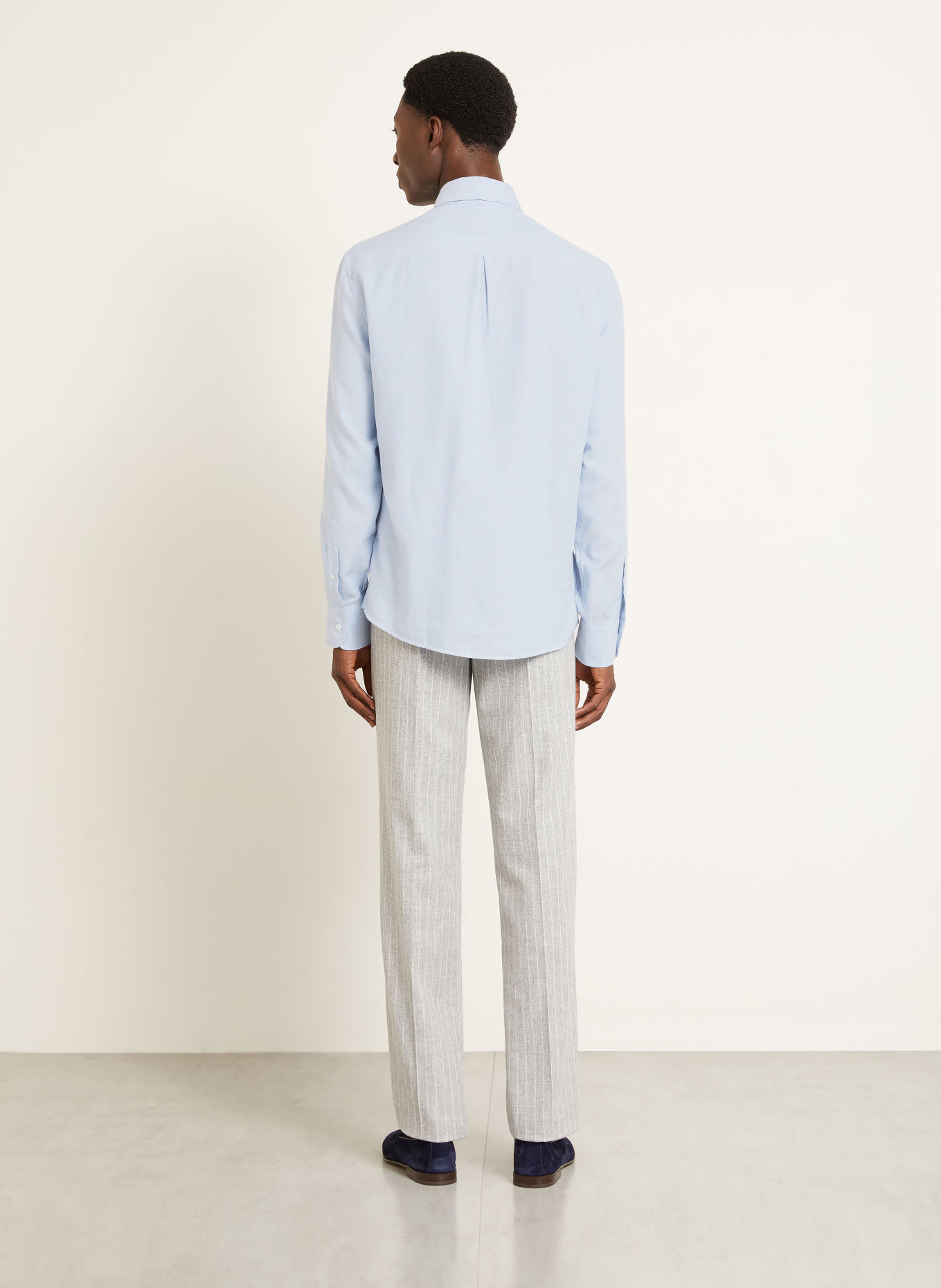 BRUNELLO CUCINELLI Košile Comfort Fit: TMAVĚ MODRÁ