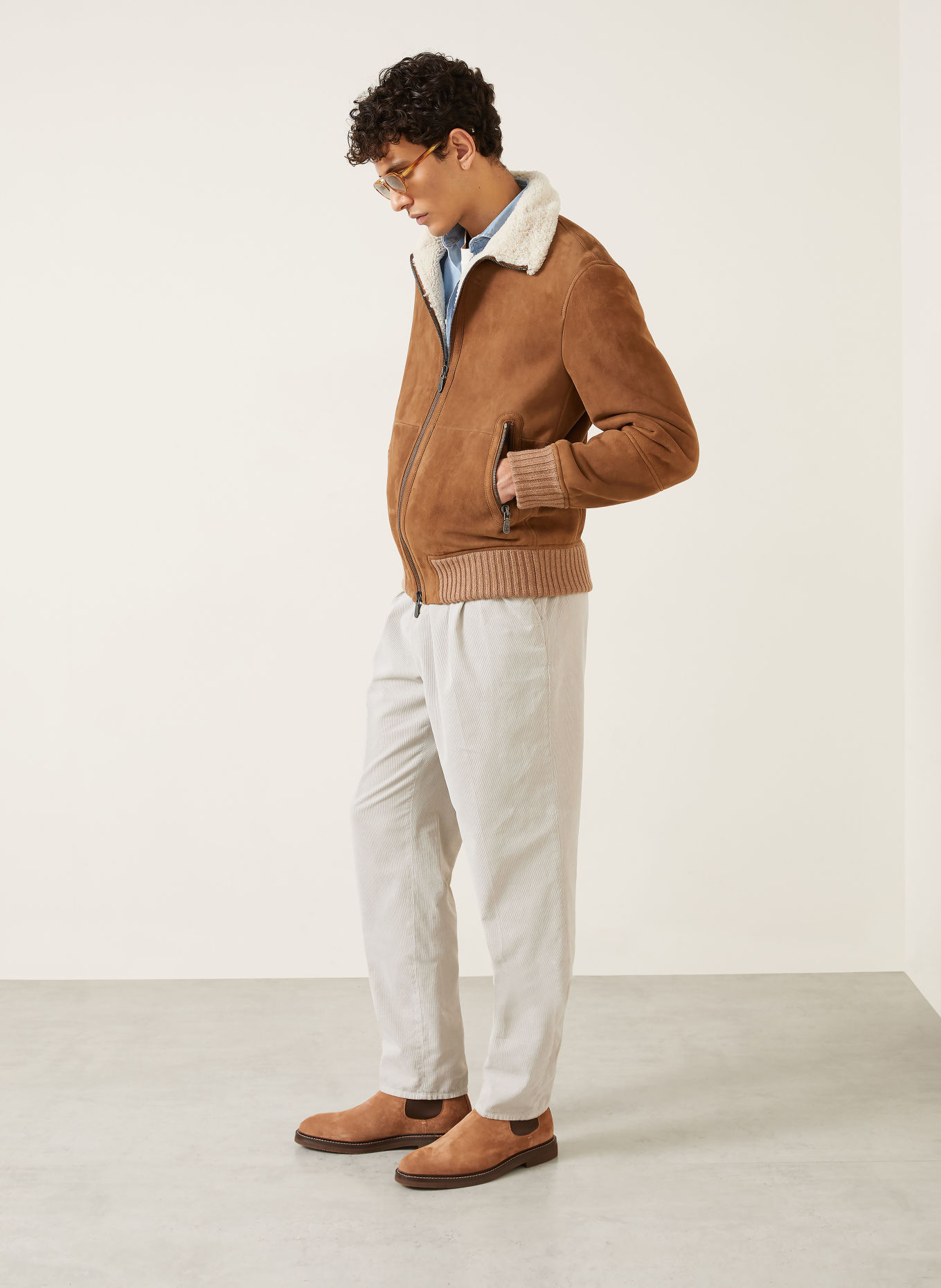 BRUNELLO CUCINELLI Cordhose Extra Slim Fit: BEIGE