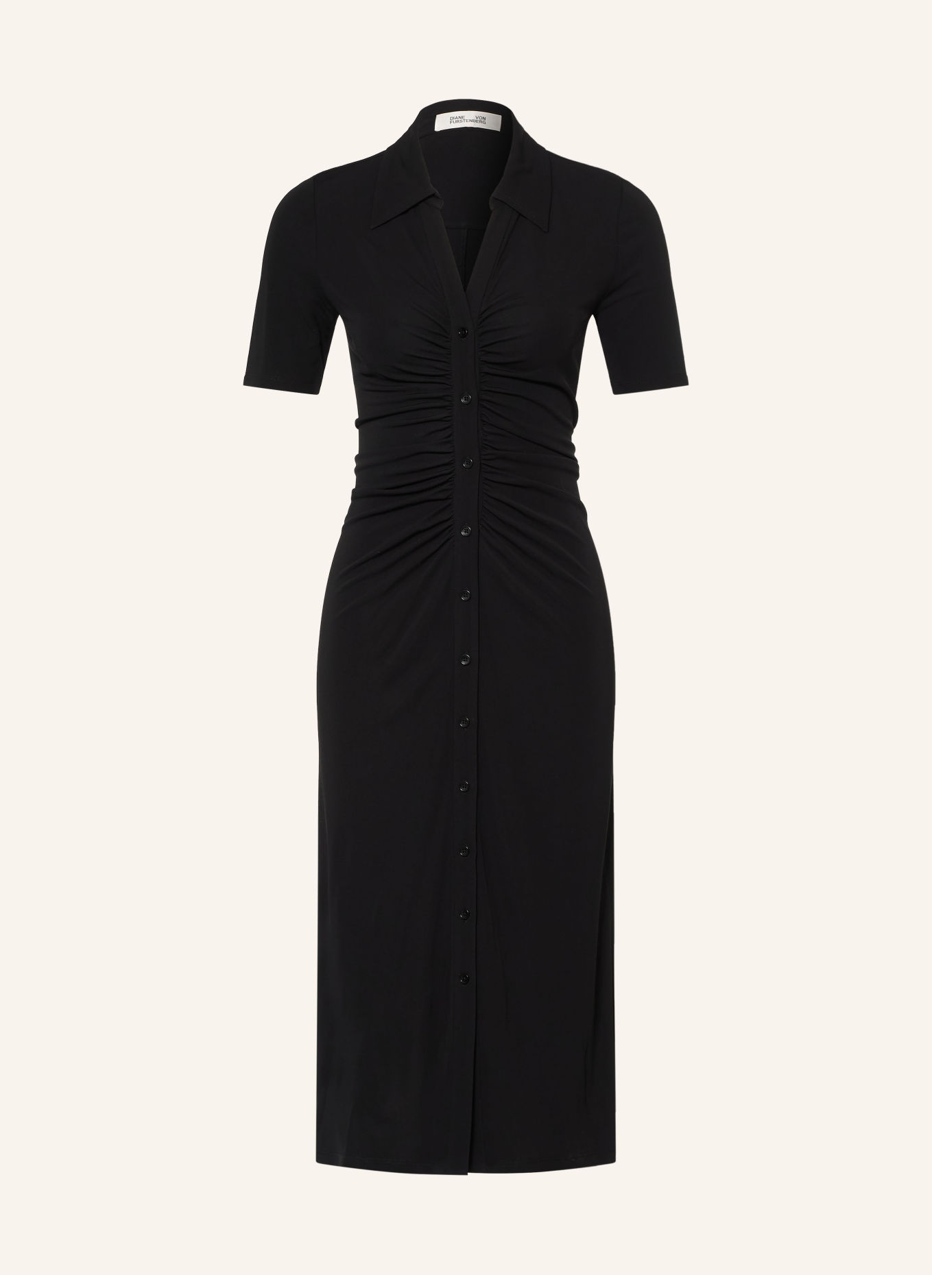 DIANE VON FURSTENBERG Jurk ZOEY: ZWART