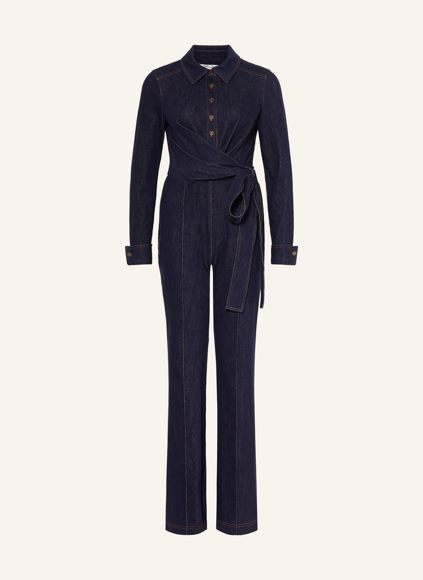 DIANE VON FURSTENBERG MICHELE Jeans Jumpsuit: DARK BLUE