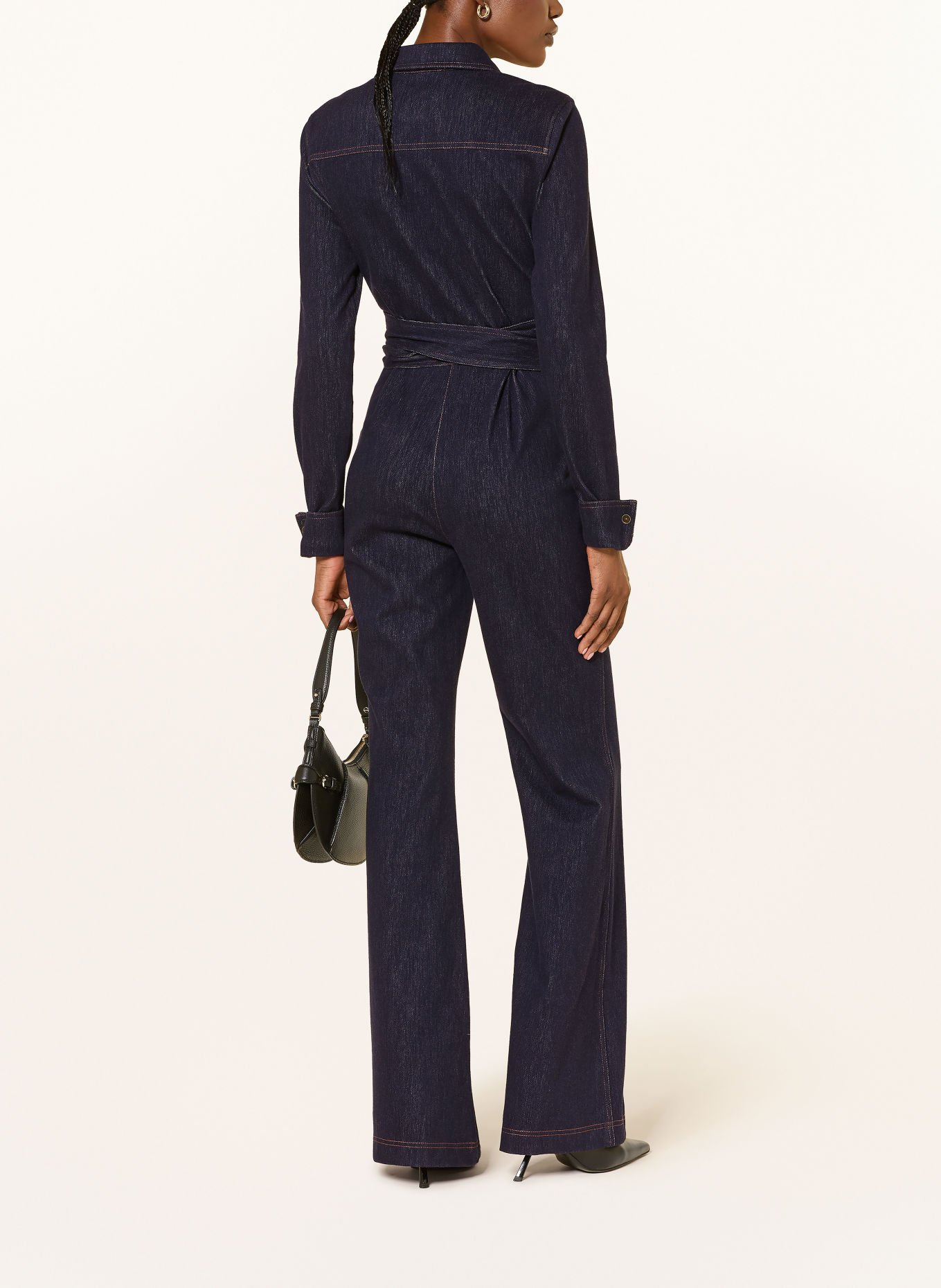 DIANE VON FURSTENBERG MICHELE Jeans Jumpsuit: DARK BLUE