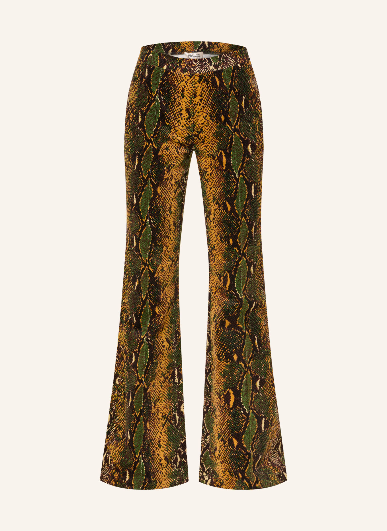 DIANE VON FURSTENBERG Cordbroek ELISE: SEMCY SERPENTE MINI CARAW