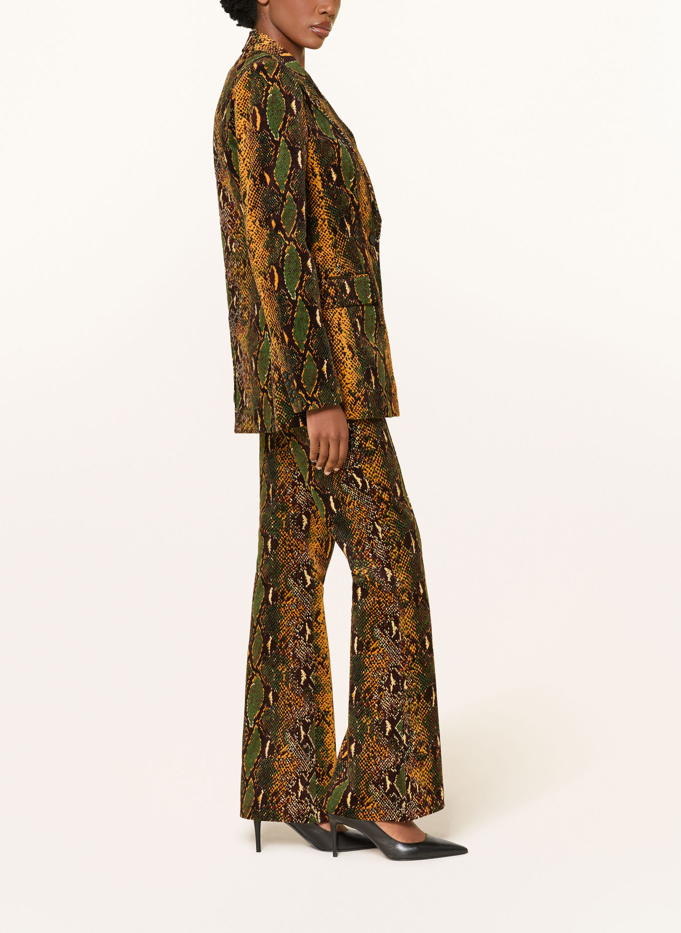 DIANE VON FURSTENBERG Cordbroek ELISE: SEMCY SERPENTE MINI CARAW