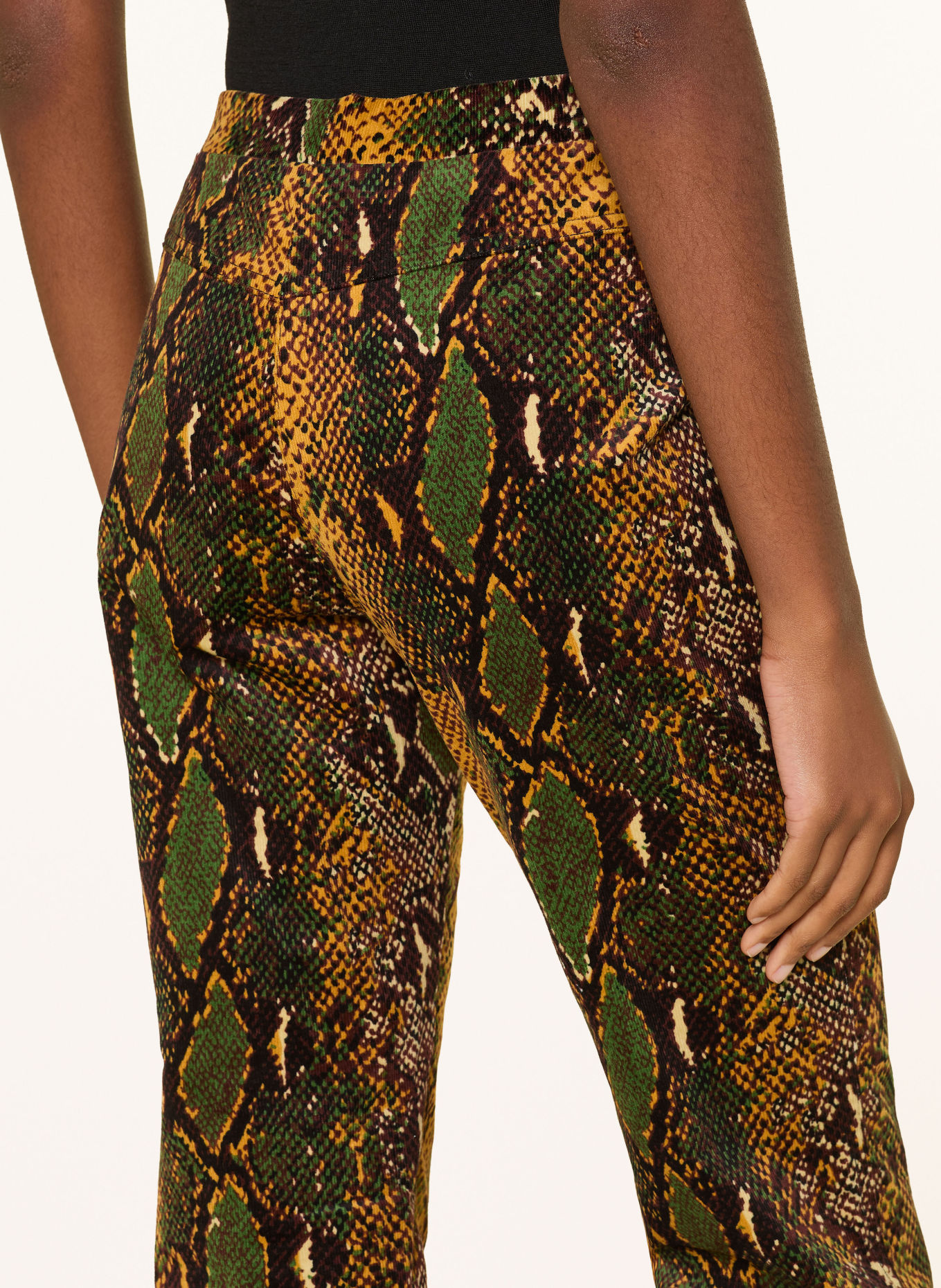 DIANE VON FURSTENBERG Cordbroek ELISE: SEMCY SERPENTE MINI CARAW