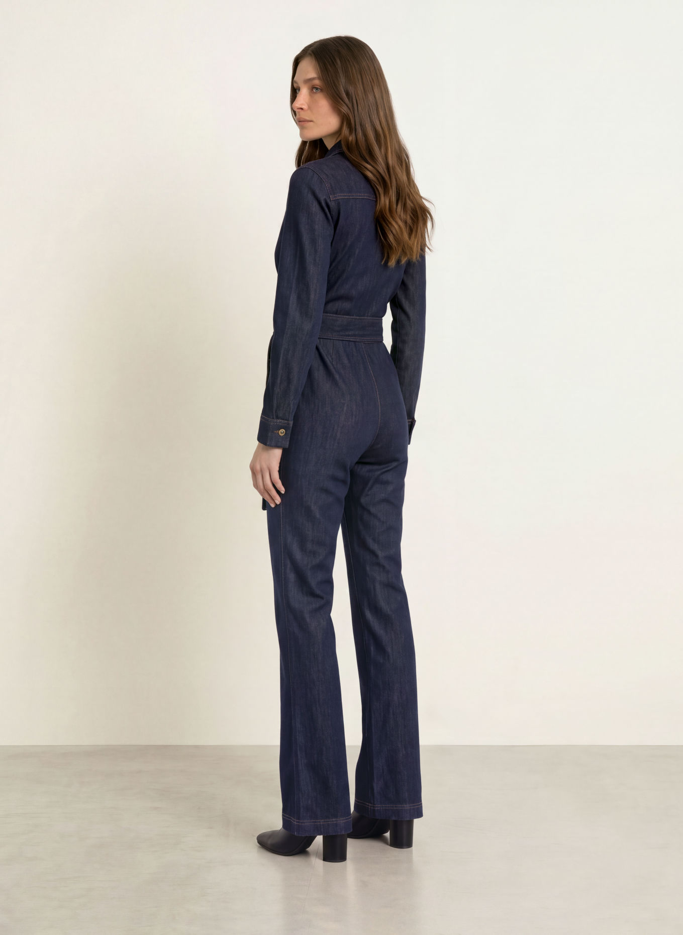 DIANE VON FURSTENBERG Jeans-Jumpsuit MICHELE: DONKERBLAUW