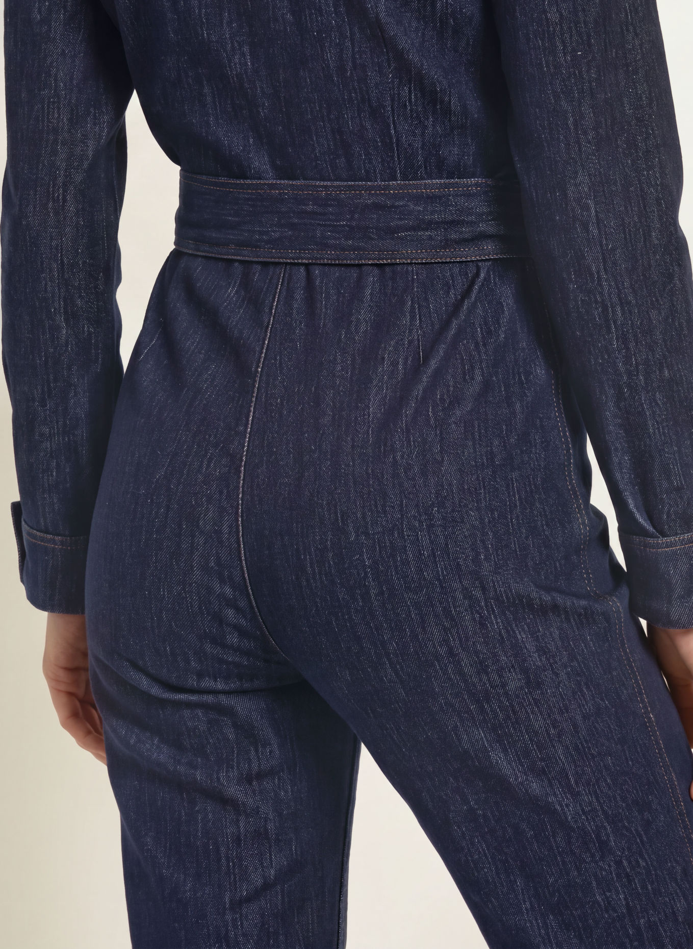 DIANE VON FURSTENBERG Jeans-Jumpsuit MICHELE: DONKERBLAUW