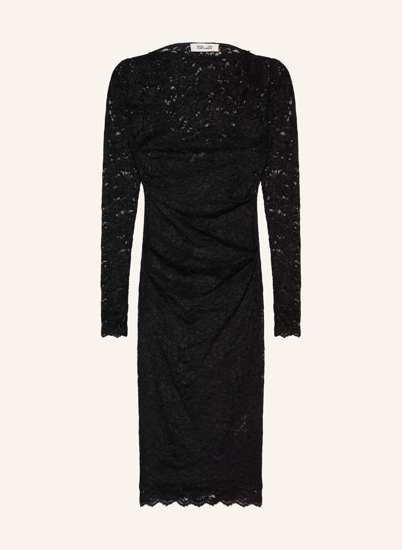 DIANE VON FURSTENBERG Spitzenkleid DARRIUS: SCHWARZ