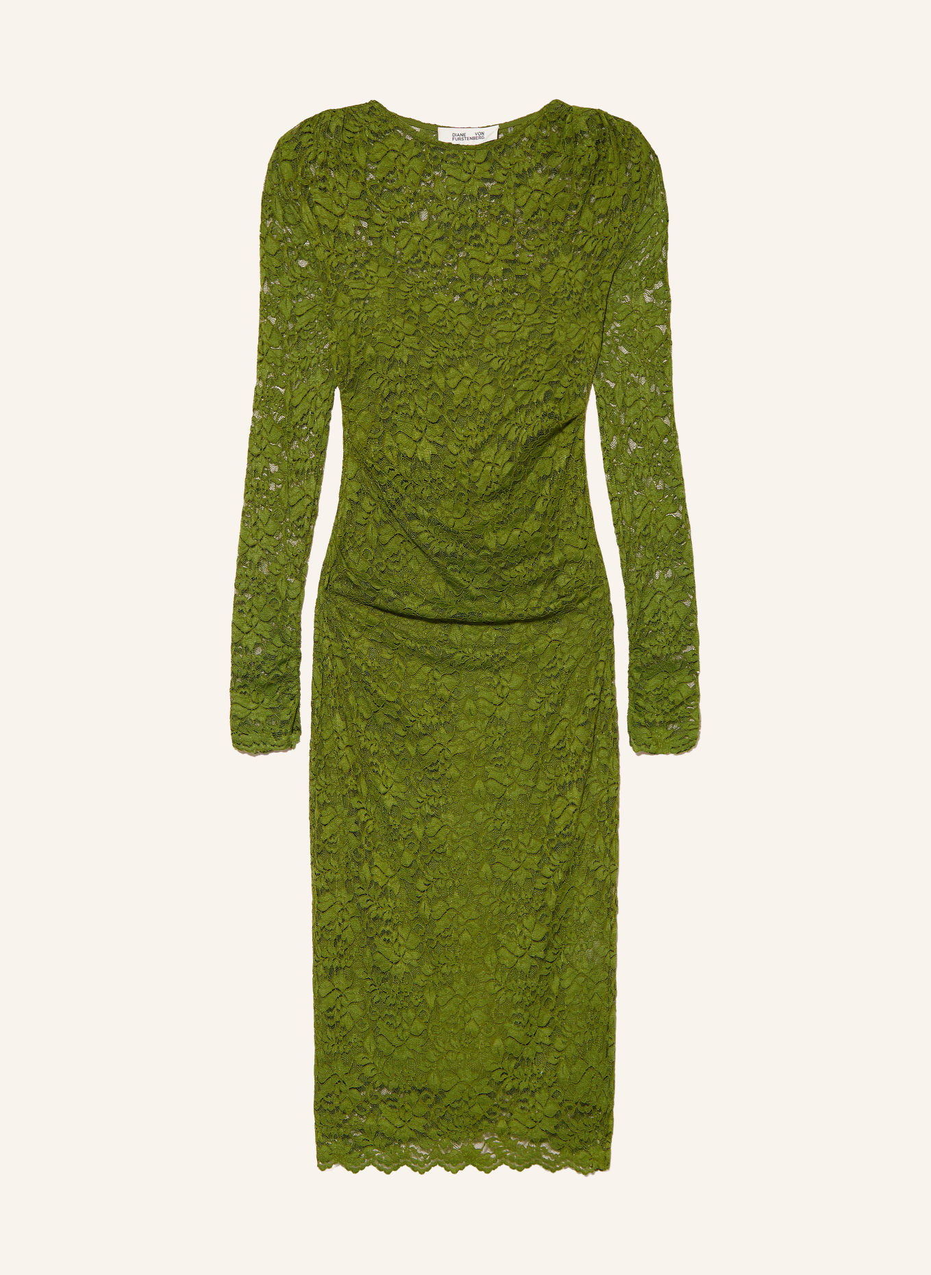 DIANE VON FURSTENBERG Robe en dentelle DARRIUS: VERT