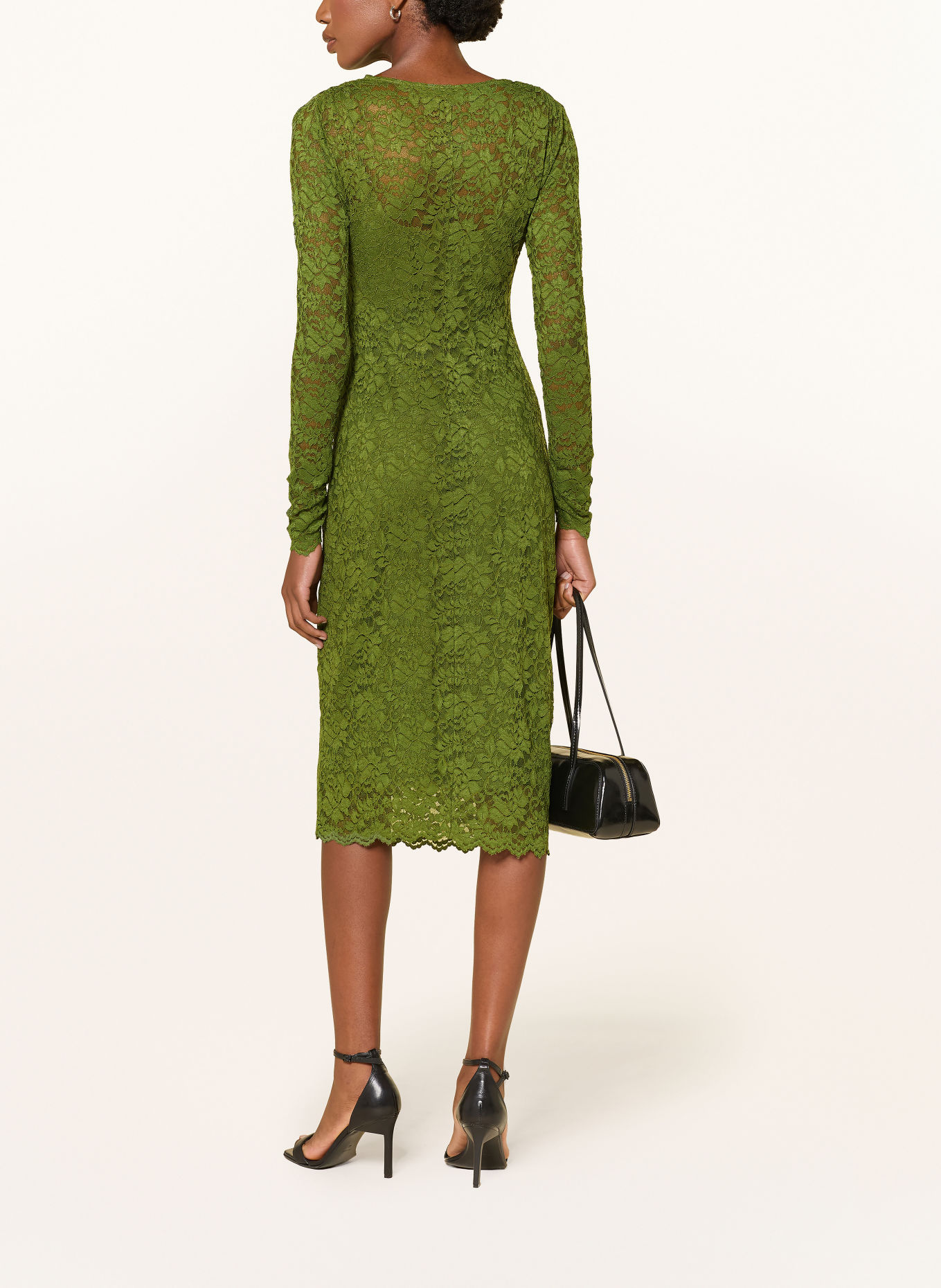 DIANE VON FURSTENBERG Robe en dentelle DARRIUS: VERT