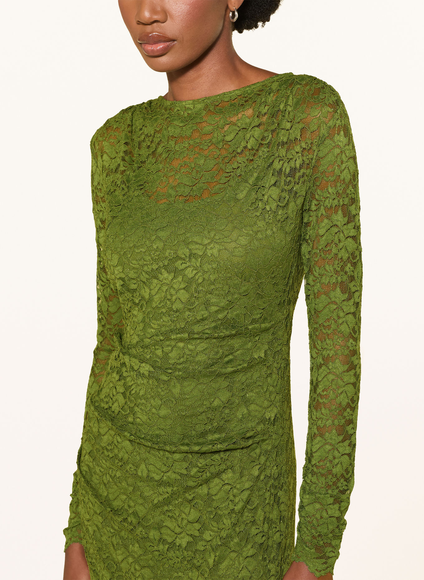 DIANE VON FURSTENBERG Robe en dentelle DARRIUS: VERT
