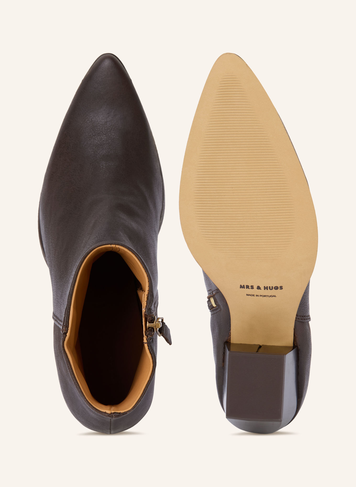 MRS & HUGS Stiefeletten: DUNKELBRAUN