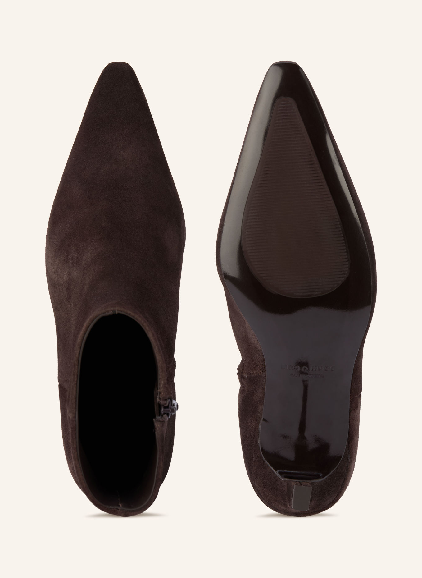 MRS & HUGS Ankle boots: DARK BROWN