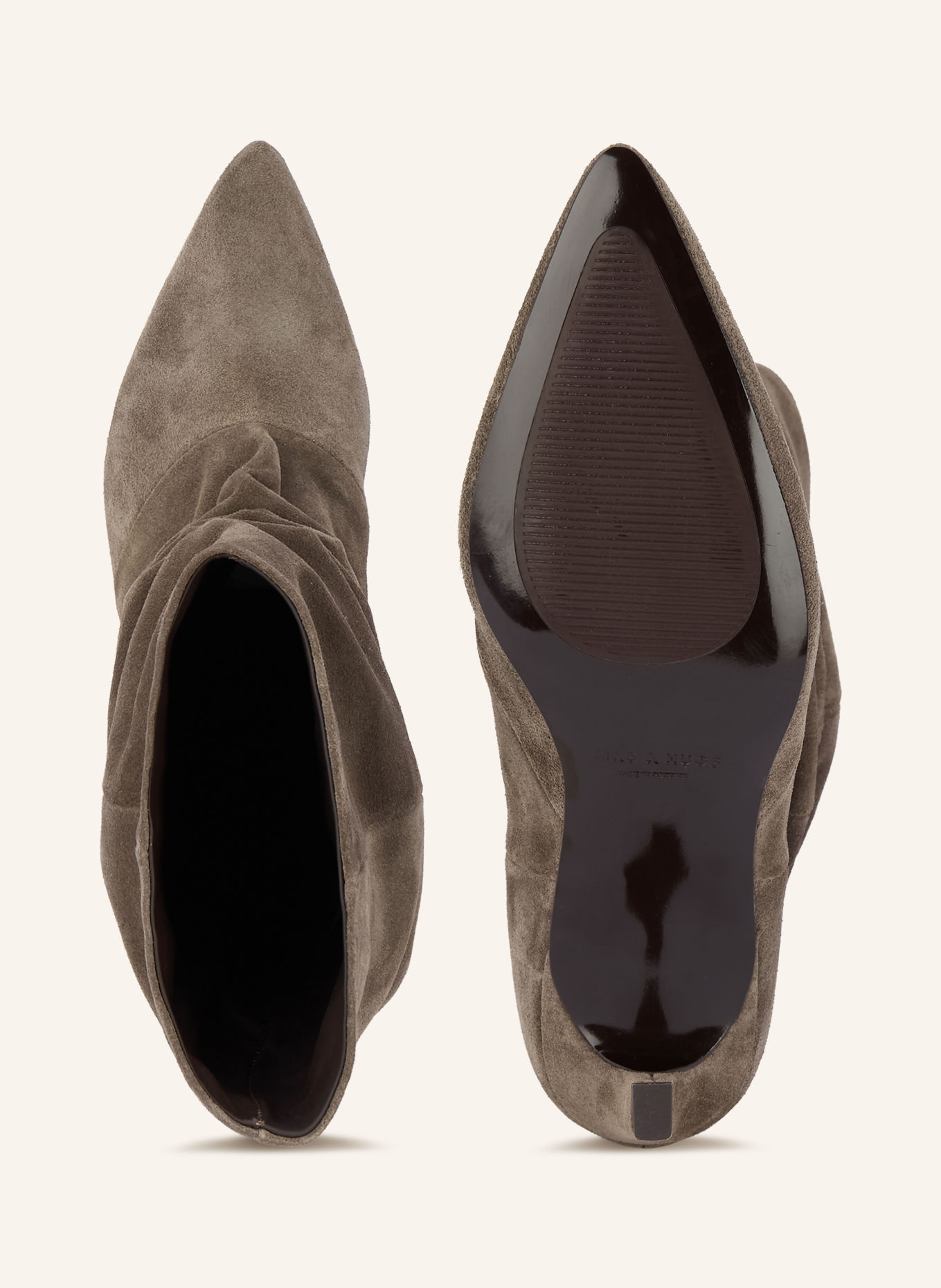 MRS & HUGS Ankle boots: TAUPE