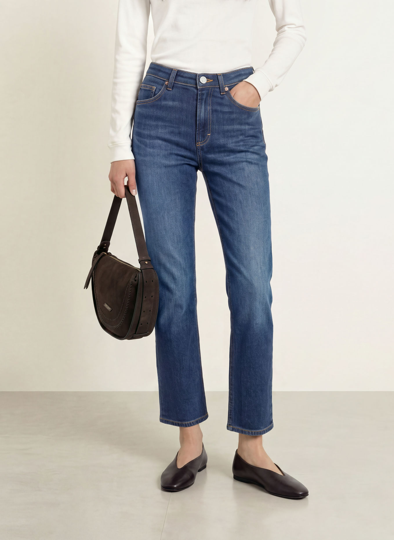 Marc O'Polo Straight Jeans LINDE: 4440 Dark Blue_Multi_01